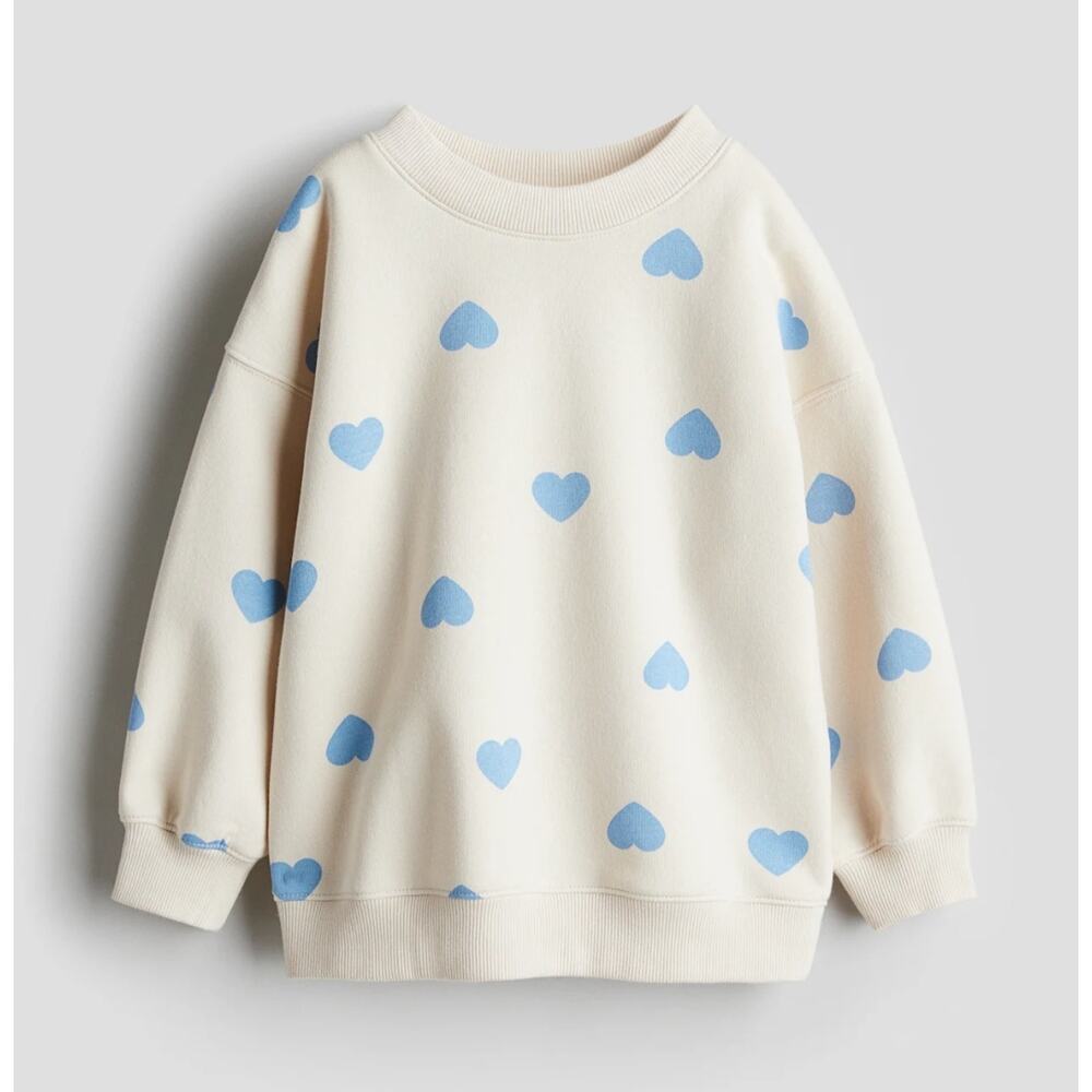 H&M Brushed-inside sweatshirt size 6-8 (X02U)